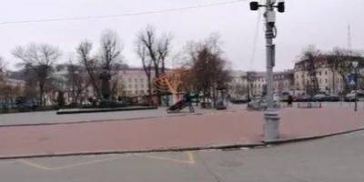 «Акт антисемитизма». Мужчина повалил ханукию на Контрактовой площади в Киеве - nv.ua - Киев