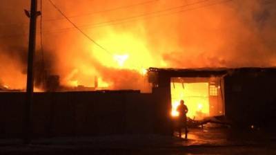 На мебельном складе в Кузнецке случился серьезный пожар - penzainform.ru - Пензенская обл.