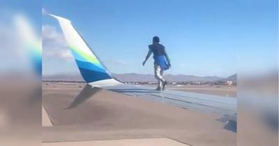 Когда нет денег на билет: мужчина пытался покинуть Лас-Вегас на крыле самолета - fakty.ua - США - state Alaska