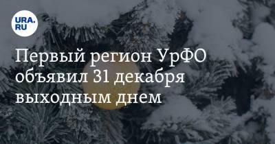 Дмитрий Артюхов - Первый регион УрФО объявил 31 декабря выходным днем - ura.news - окр. Янао