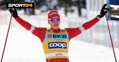 Александр Большунов - Федерико Пеллегрино - Большунов выиграл первую гонку в сезоне. Русские лыжники заняли весь подиум на Кубке мира - sport24.ru