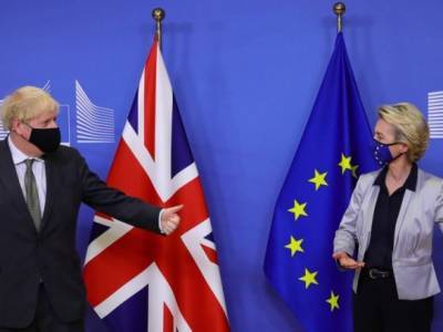 Борис Джонсон - Brexit: Британия и Евросоюз договорились продолжить переговоры - unn.com.ua - Киев - Англия - Ляйен - Торговля