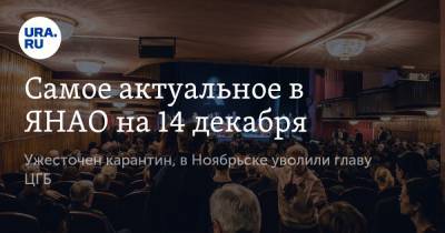 Дмитрий Артюхов - Самое актуальное в ЯНАО на 14 декабря. Ужесточен карантин, в Ноябрьске уволили главу ЦГБ - ura.news - Ноябрьск - окр. Янао