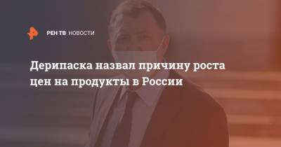 Олег Дерипаска - Дерипаска назвал причину роста цен на продукты в России - ren.tv - Россия