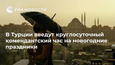 Тайип Эрдоган - В Турции введут круглосуточный комендантский час на новогодние праздники - ria.ru - Турция - Анкара