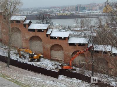 Укрепление склонов Нижегородского кремля завершится в конце лета следующего года - vgoroden.ru - Благоустройство