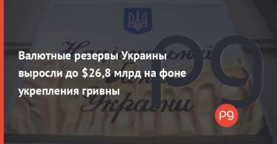 Богдан Данилишин - Валютные резервы Украины выросли до $26,8 млрд на фоне укрепления гривны - thepage.ua