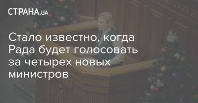 Юрий Витренко - Евгения Кравчук - Роман Абрамовский - Сергей Шкарлет - Юлия Лапутина - Стало известно, когда Рада будет голосовать за четырех новых министров - strana.ua