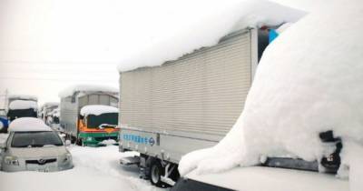 Аномальный снегопад парализовал Японию: машины застряли в сугробах, тысячи домов без света - tsn.ua - Япония