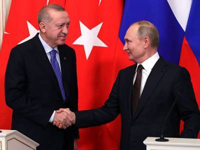 Владимир Путин - Тайип Эрдоган - Си Цзиньпинь - Путин назвал Эрдогана «мужчиной», который «хвостом не виляет» - rosbalt.ru - Турция - Азербайджан