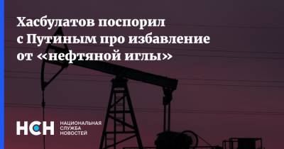 Владимир Путин - Руслан Хасбулатов - Хасбулатов поспорил с Путиным про избавление от «нефтяной иглы» - nsn.fm