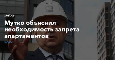 Виталий Мутко - Мутко объяснил необходимость запрета апартаментов - forbes.ru - Москва