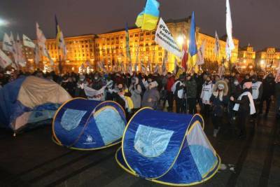 Предприниматели продолжают свой протест в центре Киева - inform-ua.info - Киев