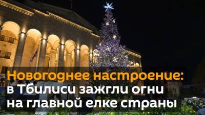 Каха Каладзе - Новогоднее настроение: в Тбилиси зажгли огни на главной елке страны - sputnik-georgia.ru - Тбилиси