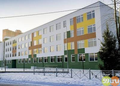 Новый корпус гимназии № 3 в мкр Гайва в Перми откроется в январе 2021 года - 59i.ru - Пермь - Строительство