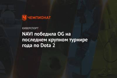 Natus Vincere по Dota 2 выиграла OGA Dota PIT Season 4 - championat.com