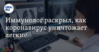 Владимир Болибок - Иммунолог раскрыл, как коронавирус уничтожает легкие - ura.news