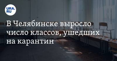 В Челябинске выросло число классов, ушедших на карантин - ura.news - Челябинская обл. - Челябинск - Снежинск