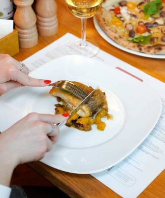 Рецепт дня: филе палтуса с запеченной тыквой, грибами и сливочным соусом - skuke.net