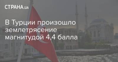 В Турции произошло землетрясение магнитудой 4,4 балла - strana.ua - Киев - Турция - провинция Анталья