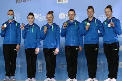 Украинские гимнастки впервые в истории выиграли чемпионат Европы - newsone.ua