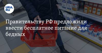 Юлия Оглоблина - Правительству РФ предложили ввести бесплатное питание для бедных - ura.news