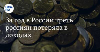 За год в России треть россиян потеряла в доходах - ura.news