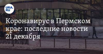 Коронавирус в Пермском крае: последние новости 21 декабря. Вирус стал чаще убивать, фейерверка в Новый год не будет - ura.news - Пермский край - Ухань