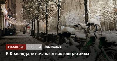 В Краснодаре началась настоящая зима - kubnews.ru - Краснодар - Кубань