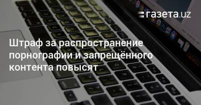 Штраф за распространение порнографии и запрещённого контента повысят - gazeta.uz - Узбекистан