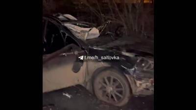 Уходил от столкновения: в Харькове на Окружной вдребезги разбился Nissan Teana, водитель погиб - 24tv.ua - Харьков - Новости