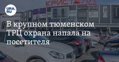 В крупном тюменском ТРЦ охрана напала на посетителя. Видео - ura.news - Тюмень