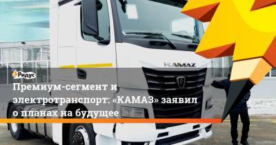 Сергей Когогин - Премиум-сегмент и электротранспорт: «КАМАЗ» заявил о планах на будущее - ridus.ru - Москва - Туркмения