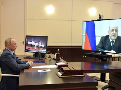 Владимир Путин - Михаил Мишустин - Мишустин «отработал» пресс-конференцию Путина - rosbalt.ru