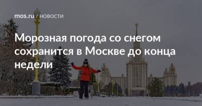 Морозная погода со снегом сохранится в Москве до конца недели - mos.ru - Москва
