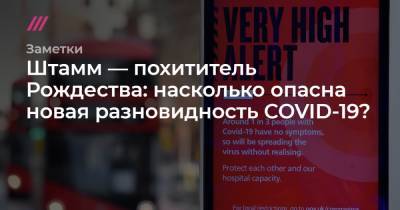 Мэтт Хэнкок - Штамм — похититель Рождества: насколько опасна новая разновидность COVID-19? - tvrain.ru - Англия - Лондон