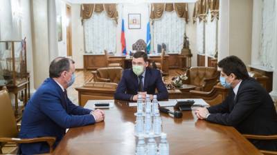 Александр Высокинский - Евгений Куйвашев - Алексей Орлов - Официально: Куйвашев предложил Высокинскому стать первым замгубернатора - newdaynews.ru - Екатеринбург - Свердловская обл.