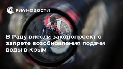 Владимир Путин - Алексей Гончаренко - В Раду внесли законопроект о запрете возобновления подачи воды в Крым - ria.ru - Киев - Крым - Севастополь