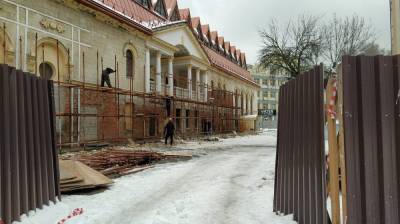 В Воронеже при капремонте уничтожили лепнину на фасаде театра кукол - vestivrn.ru - Воронеж