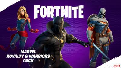 Fortnite представил набор «Marvel: короли и воины» с Черной Пантерой, Капитаном Марвел и Таскмастером за 619 грн (а также бесплатное «Вакандийское приветствие») - itc.ua