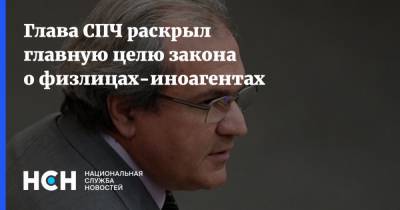 Валерий Фадеев - Глава СПЧ раскрыл главную целю закона о физлицах-иноагентах - nsn.fm