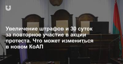 Антон Гашинский - Увеличение штрафов и 30 суток за повторное участие в акции протеста. Что может измениться в новом КоАП - news.tut.by