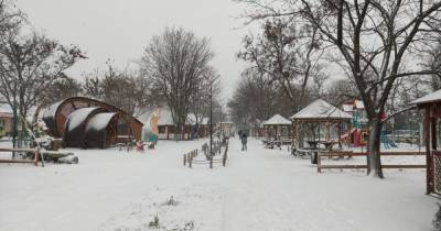 Приморский курорт в Херсонской области засыпало снегом: фото (8 фото) - tsn.ua - Украина - Геническ - Херсонская обл. - Херсонская Область