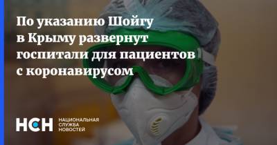 Сергей Шойгу - Владимир Путин - По указанию Шойгу в Крыму развернут госпитали для пациентов с коронавирусом - nsn.fm - Крым - Симферополь - Ростов-На-Дону