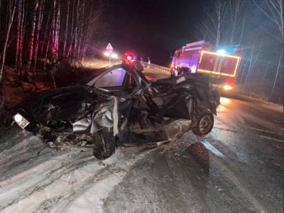 На Южном Урале автомобиль врезался в дерево. Водитель погиб - nakanune.ru - Миасс