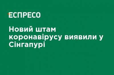 Новый штамм коронавируса обнаружили в Сингапуре - ru.espreso.tv - Англия - Сингапур - Республика Сингапур