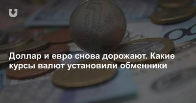 Доллар и евро снова дорожают. Какие курсы валют установили обменники - news.tut.by - Белоруссия
