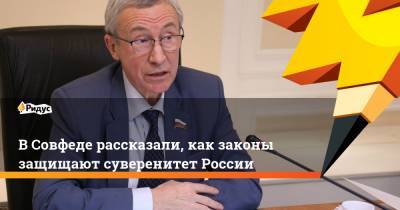 Андрей Климов - В Совфеде рассказали, как законы защищают суверенитет России - ridus.ru