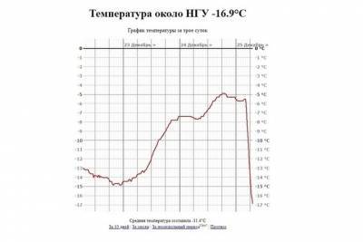 В Новосибирске температурная кривая рухнула вниз - novos.mk.ru - Новосибирск