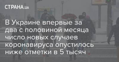 Максим Степанов - В Украине впервые за два с половиной месяца число новых случаев коронавируса опустилось ниже отметки в 5 тысяч - strana.ua - США - Греция - Словакия